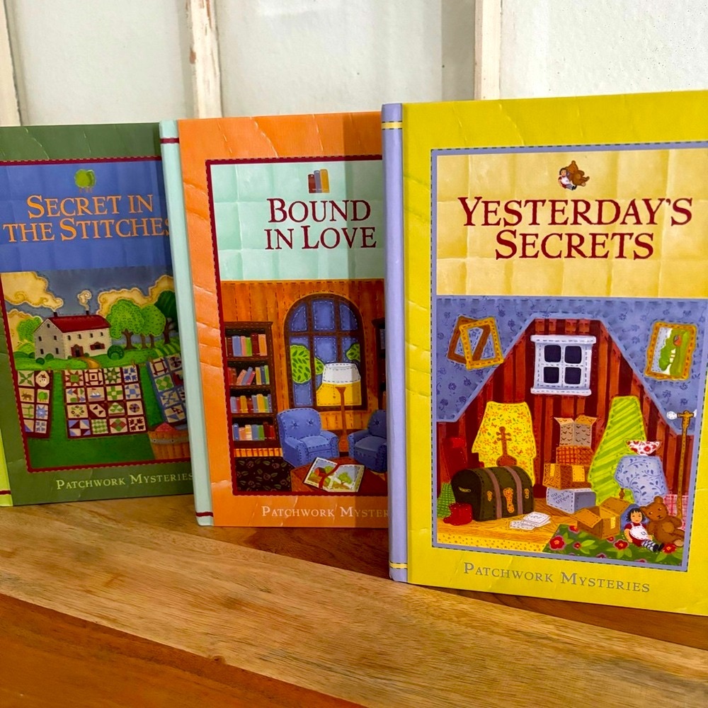 Patchwork Mysteries Volume 8, 9, 10 Book Set Guidepost Books ☀️ FREE SHIPPING